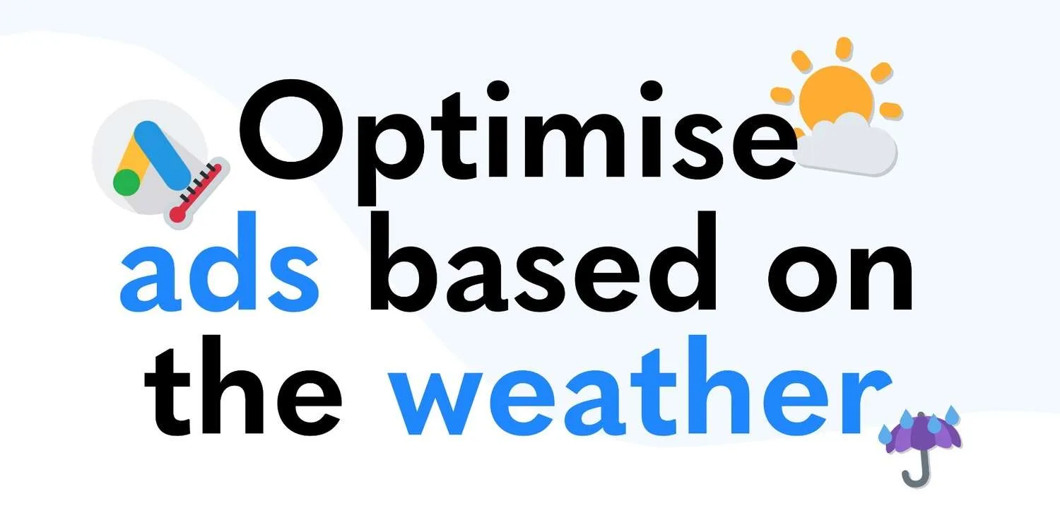 A guide to optimising your ads based on weather