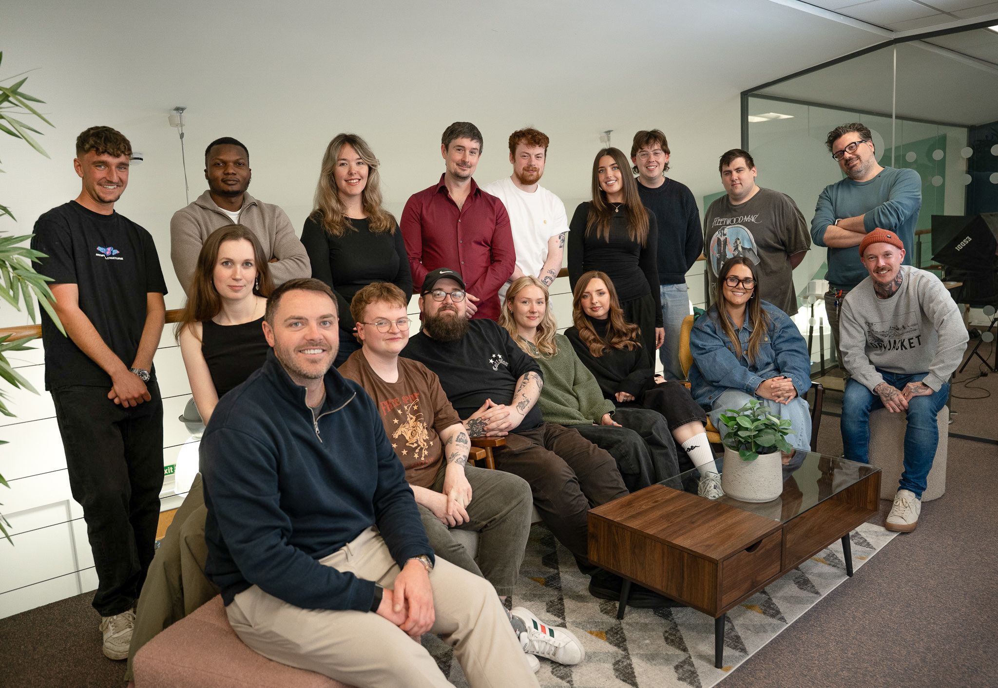 The Mira Marketing team together in the Newcastle office